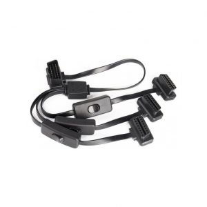 OBD2 / EOBD Splitter triple kabel met switch