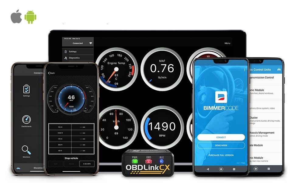 OBDlink CX module voor BMW