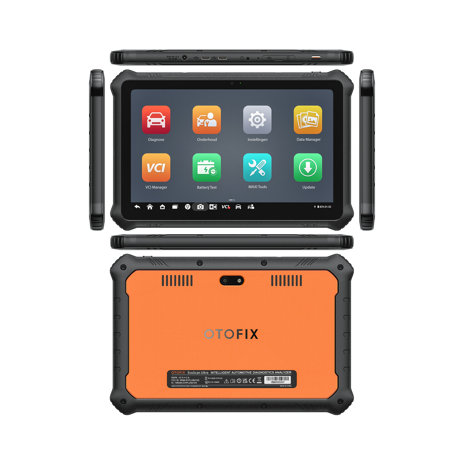 Professional OBD1/OBD2/EOBD Diagnoseapparaat Otofix D1 MAX + 43 Service functies + ECU Coding - Afbeelding 3