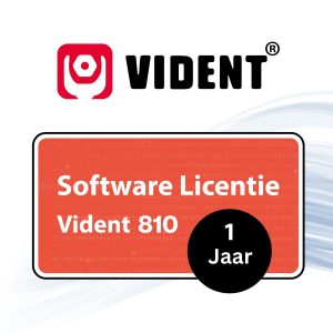 vident 810 softwarelicentie 1 jaar